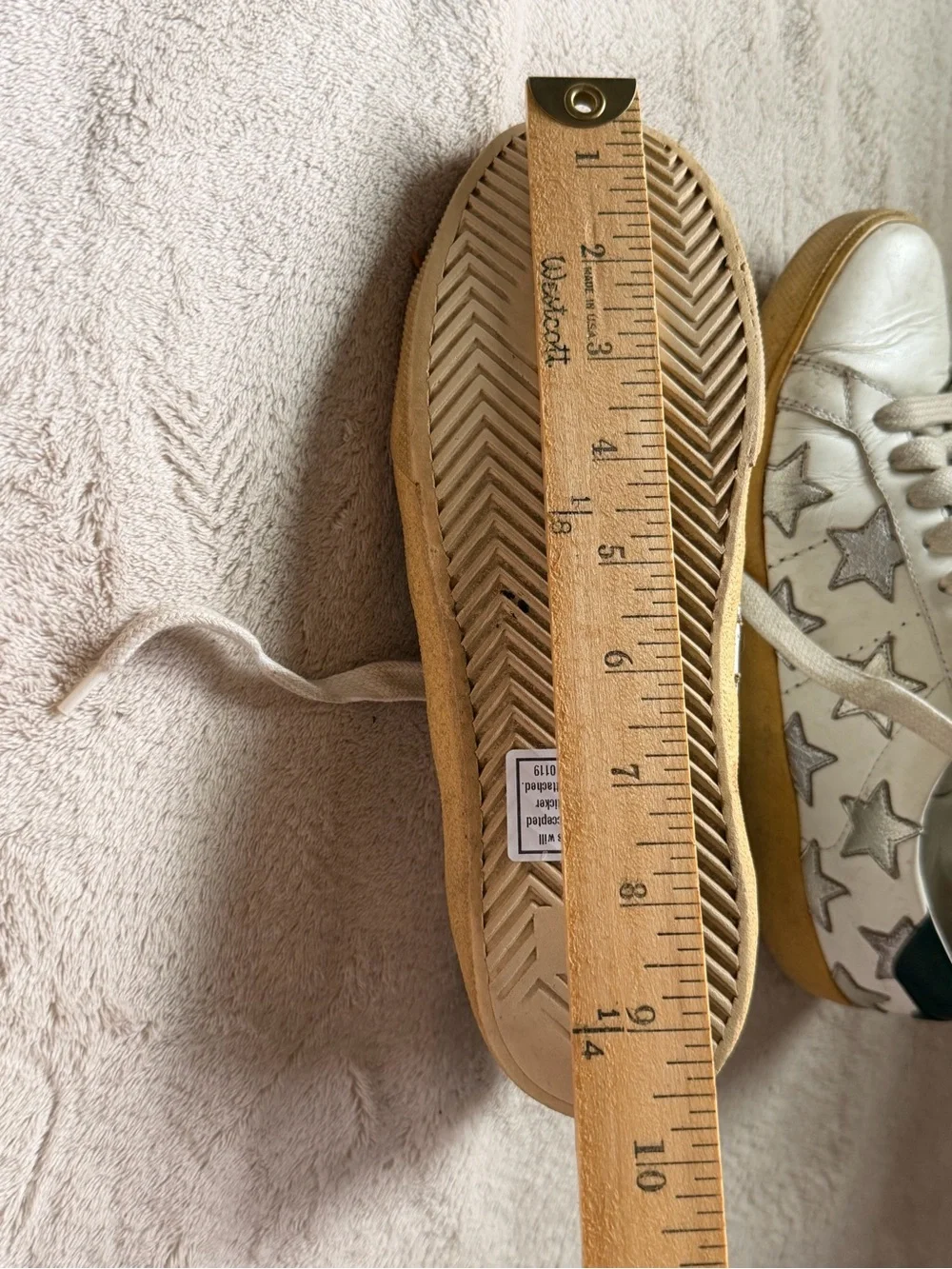 Saint Laurent Women Court Classic Star Leather Sneakers